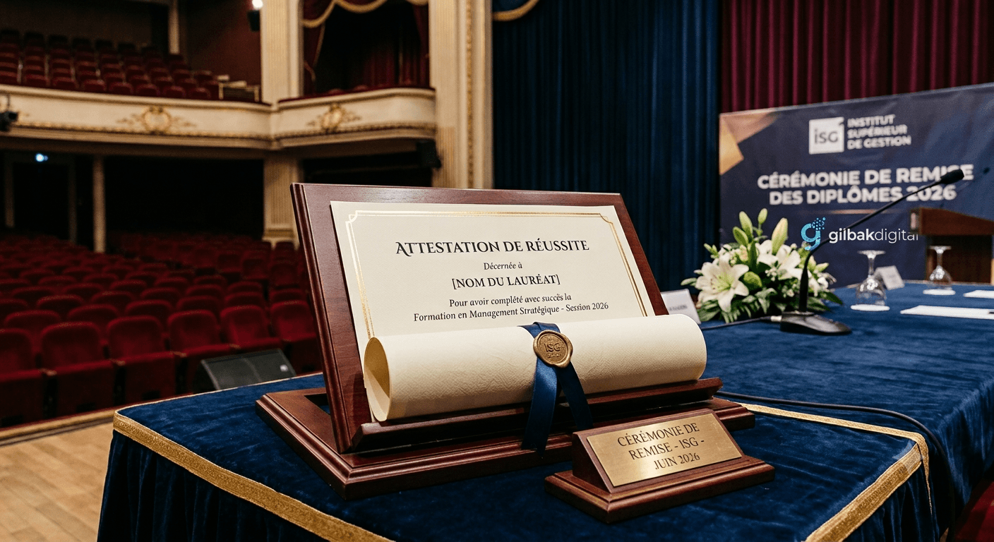 Remise des attestations de fin de formation